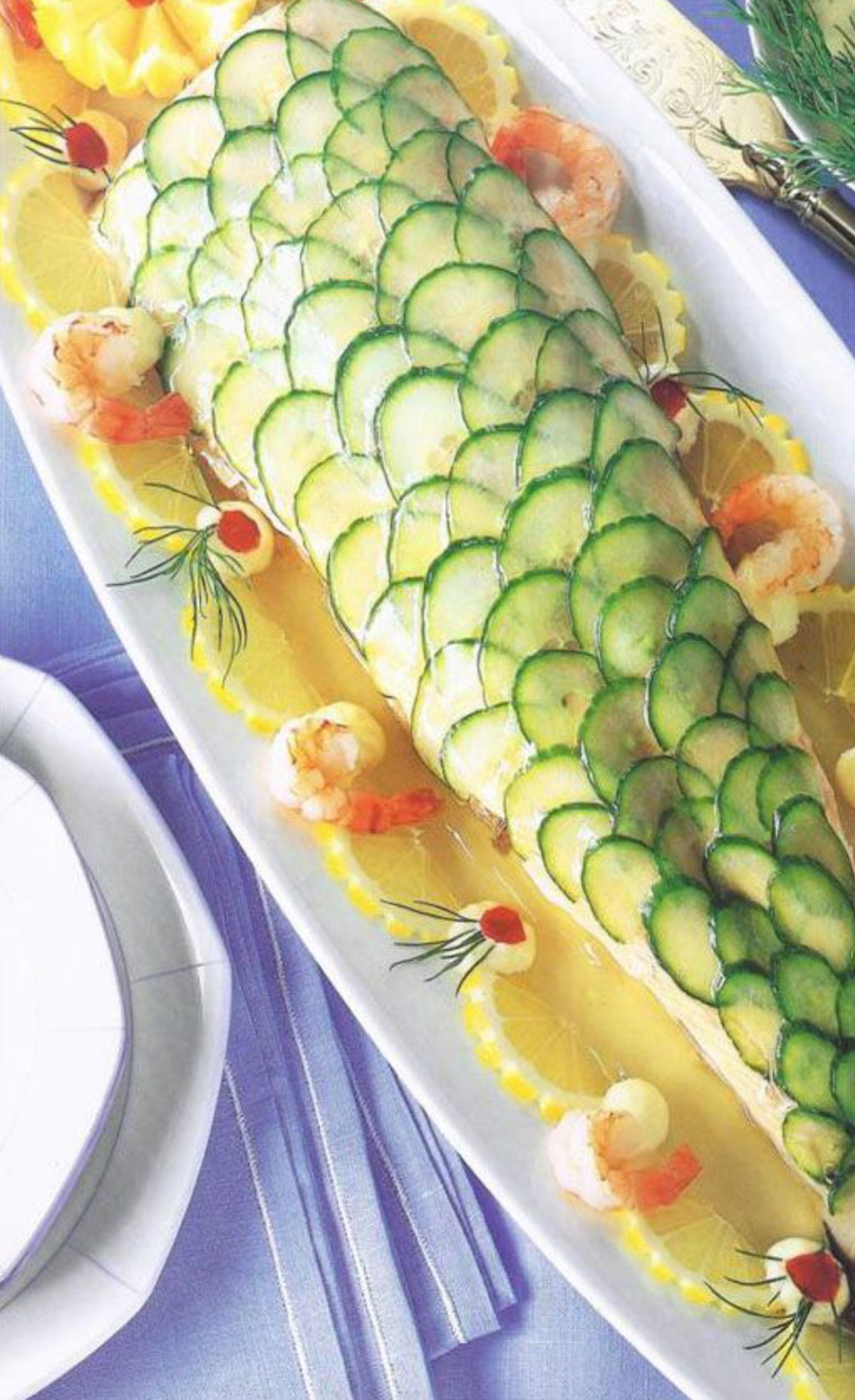 Actual item may vary from image shown Poached salmon platter